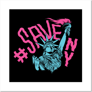 SAVE NEW YORK Posters and Art